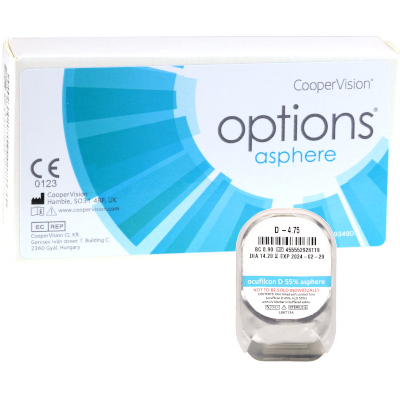 Options Asphere (6 lentes) + 1 lente - Oferta de teste