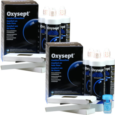 Oxysept Comfort um Só Passo (pack poupança 180 dias)